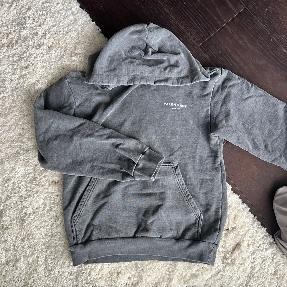 Talentless by Scott Disick Hoodie - Steel Grey